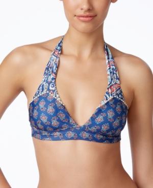 Lucky Brand Verna Halter Bikini Top Women's Swimsuit