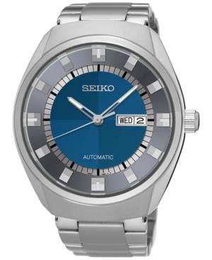 Seiko Men's Automatic Recraft Series Stainless Steel Bracelet Watch 44mm Snkn73