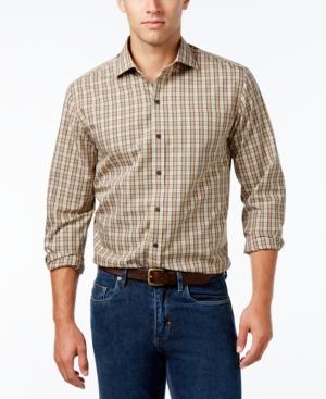 Cutter & Buck Men's Skyler Classic-fit Plaid Poplin Shirt