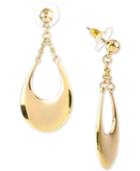 Charter Club Gold-tone Hammered Drop Earrings, Created For Macy's