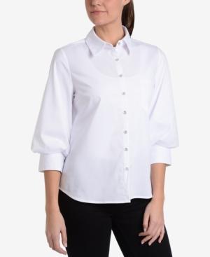 Ny Collection Blouson-sleeve Blouse