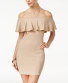Material Girl Juniors' Off-the-shoulder Bodycon Dress, Created For Macy's