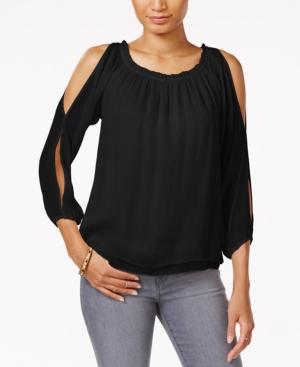 Sanctuary Split-sleeve Peasant Top