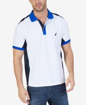 Nautica Men's Classic-fit Heritage Colorblocked Embroidered-logo Polo