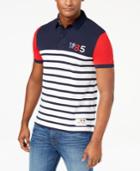 Tommy Hilfiger Men's Duckovny Colorblocked Stripe Polo