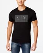 Armani Exchange Men's Triangulation Graphic-print Logo T-shirt