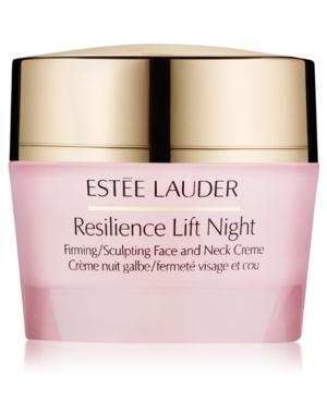 Estee Lauder Resilience Lift Night Firming/sculpting Face And Neck Creme, 1.7 Oz