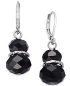 Charter Club After Party Silver-tone Roundel Bead Drop Earrings, Only At Macy's