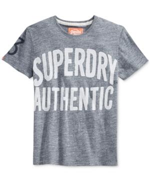 Superdry Men's Authentic Rebel Graphic-print Logo T-shirt