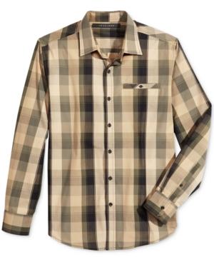 Sean Jean Men's Plaid Shirt