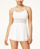 American Rag Juniors' Illusion-lace Romper, Only At Macy's