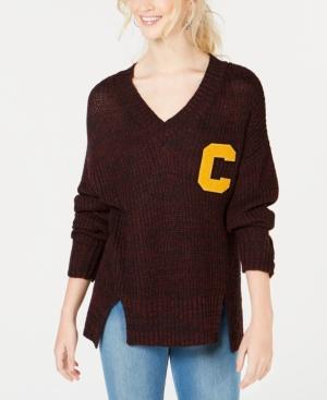 Ultra Flirt By Ikeddi Juniors' Letter-patch Varsity Sweater
