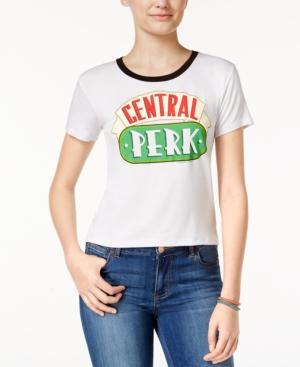 Ntd Juniors' Friends Central Perk Graphic Ringer T-shirt