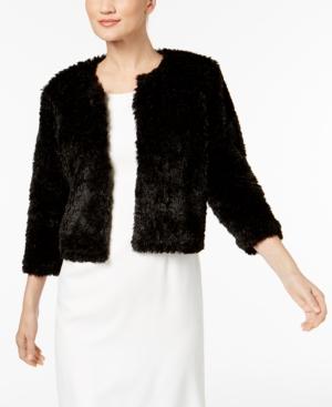 Calvin Klein Faux-fur Cropped Jacket