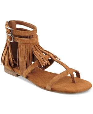 Marc Fisher Laryn Fringe Gladiator Sandals Women's Shoes