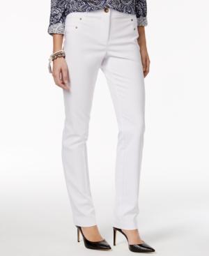 Style & Co Riveted Slim-leg Pants, Only At Macy's