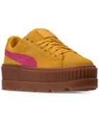 Puma Women's Fenty X Rihanna Suede Cleated Creeper Casual Shoes From Finish Line