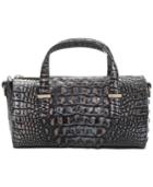 Brahmin Claire Melbourne Embossed Leather Barrel Bag