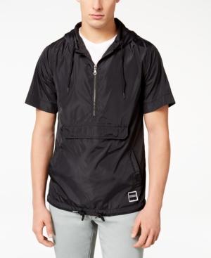 Ezekiel Men's Half-zip Short-sleeve Hooded Windbreaker