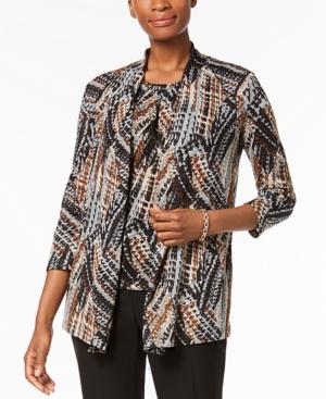Kasper Abstract-print Jacket