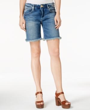 True Religion Emma Denim Bermuda Shorts