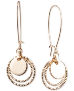 Nine West Multi-disc Threader Earrings