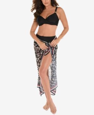 Miraclesuit Cat Walk Printed Pareo Cover-up Women's Swimsuit