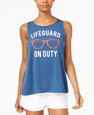 Hybrid Juniors' Lifeguard Graphic Tank Top