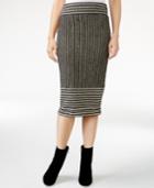 Rachel Rachel Roy Striped Knit Midi Skirt, Only At Macy's