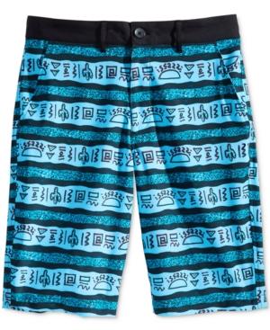 American Rag Men's Taco Truck Graphic-print Stripe Hybrid Shorts, Only At Macy's
