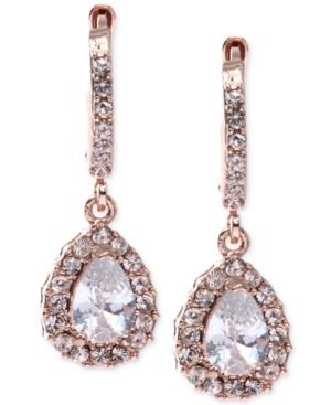 Givenchy Rose Gold-tone Silk Teardrop Earrings