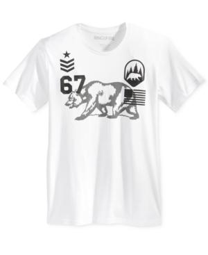 Ring Of Fire Men's Grayscale Graphic-print T-shirt, Only At Macy's