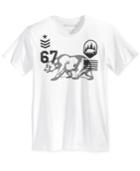 Ring Of Fire Men's Grayscale Graphic-print T-shirt, Only At Macy's