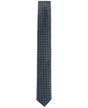 Boss Men's Patterned Silk Slim Tie