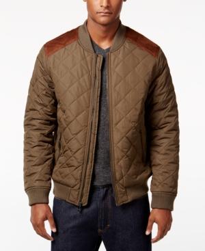 Sean John Men's Quilted Bomber Jacket