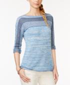 American Living Mixed Marled Sweater, Only At Macy's