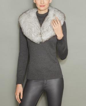The Fur Vault Fox Fur Shawl Collar