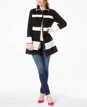 Inc International Concepts Colorblocked Ponte Knit Coat, Created For Macy's