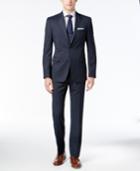 Marc New York By Andrew Marc Men's Classic-fit Navy Tic Suit