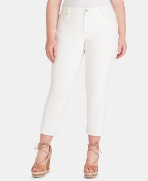 Jessica Simpson Juniors' Plus Size Straight-leg Ankle Jeans