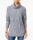 Tommy Hilfiger Cable-knit Turtleneck Sweater, Only At Macy's