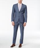 Hugo Men's Slim-fit Light Blue Chambray Suit