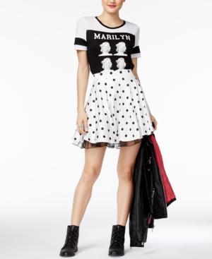 City Studios Juniors' Polka-dot Skater Skirt