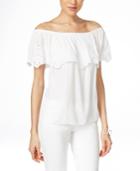 Inc International Concepts Off-shoulder Peasant Blouse, Only At Macy's