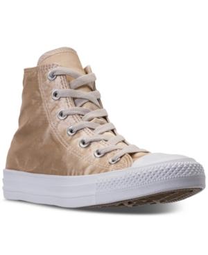 Converse Women's Chuck Taylor High Top Satin Casual Sneakers From Finish Line