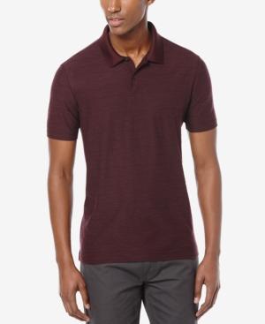 Perry Ellis Men's Reverse Striped Polo