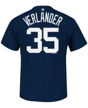 Majestic Men's Justin Verlander Detroit Tigers Official Player T-shirt