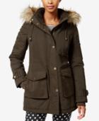 Rachel Rachel Roy Faux-fur-trim Hooded Parka