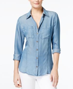 Guess Charlotte Long-sleeve Denim Shirt