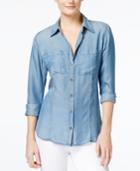 Guess Charlotte Long-sleeve Denim Shirt